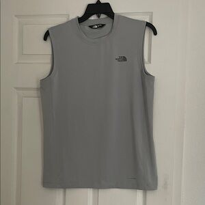 The North Face Gray Sleeveless Performance Tank Top Flashdry